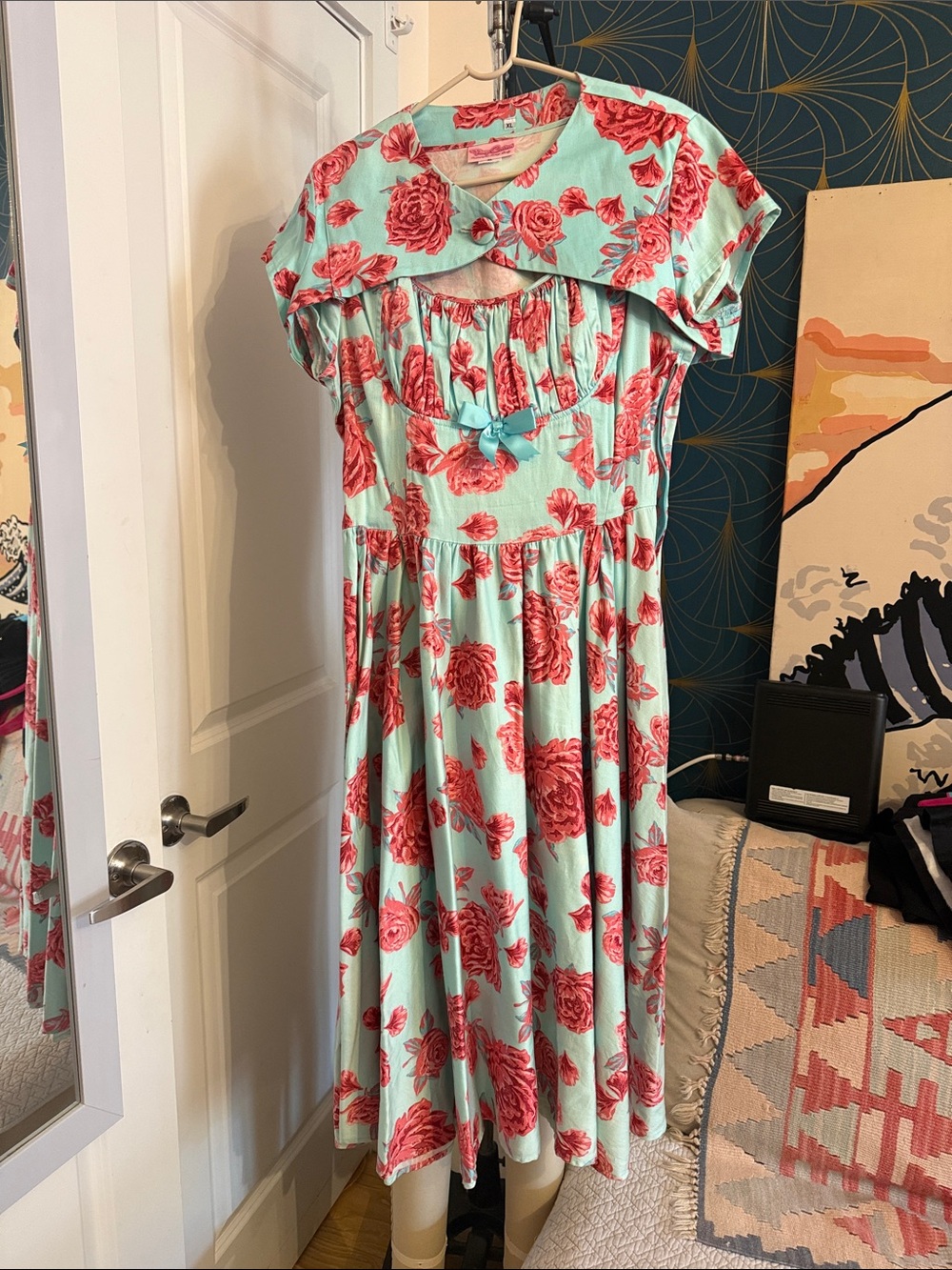 Pinup Couture Floral Dress with bolero XL